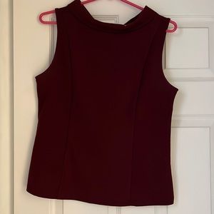Banana Republic burgundy blouse